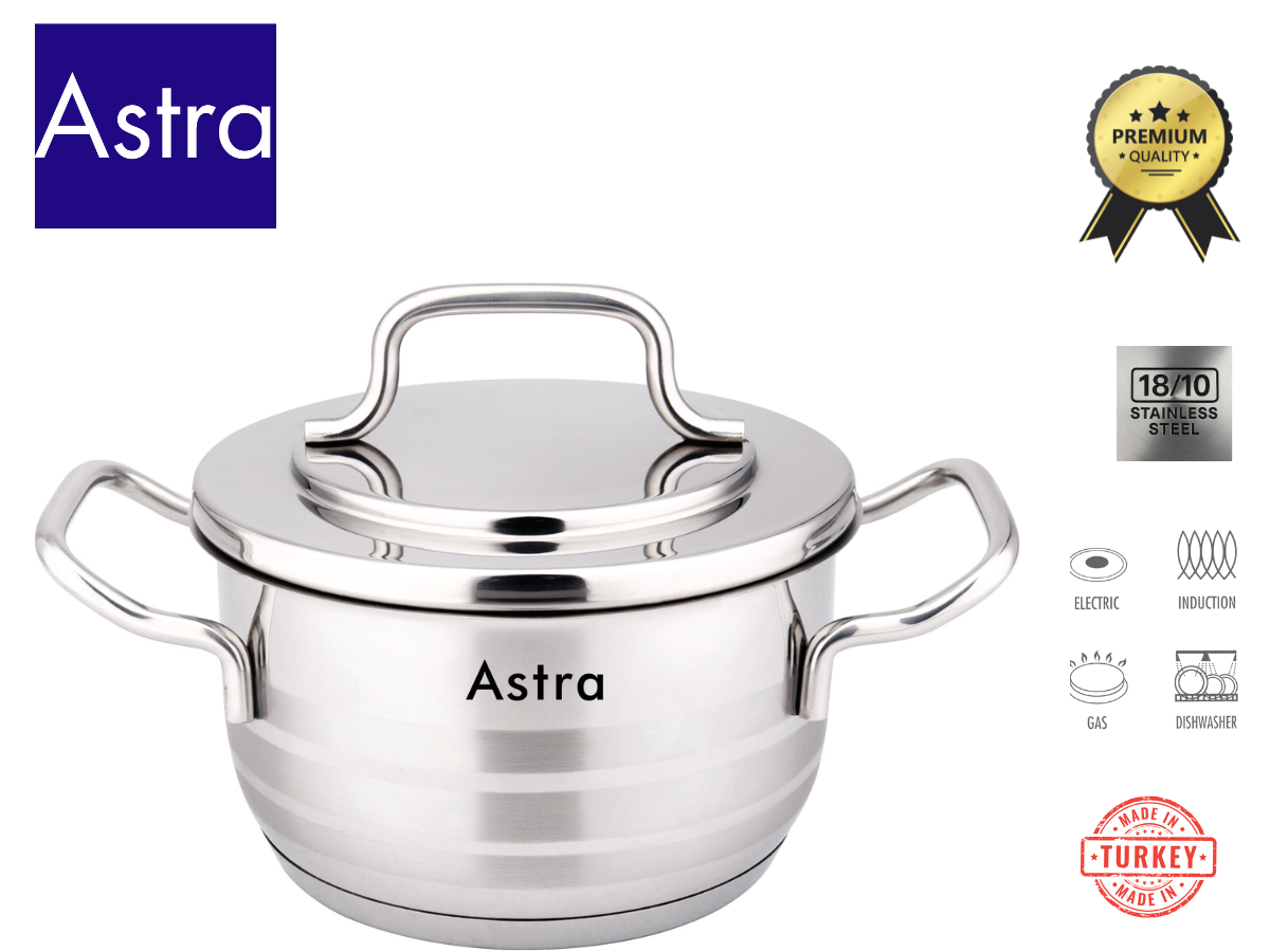 ASTRA PREMIUM STAINLESS STEEL CASSEROLLE